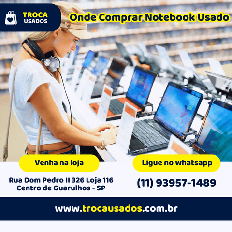 Onde comprar notebook usado